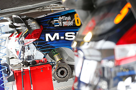 M-Sport Ford Fiesta WRC Rallye Monte Carlo Service