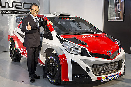 Toyota Chef Aki Toyoda Yaris WRC