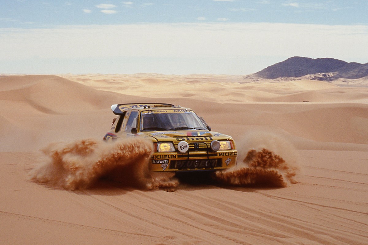 Rallye Paris-Dakar 1987 - Vatanen/Giroux - Peugeot 205 Turbo16