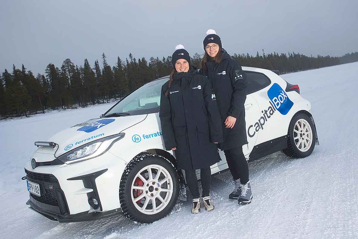 Schönborn übt bei der Arctic Lapland Rally für den Showdown