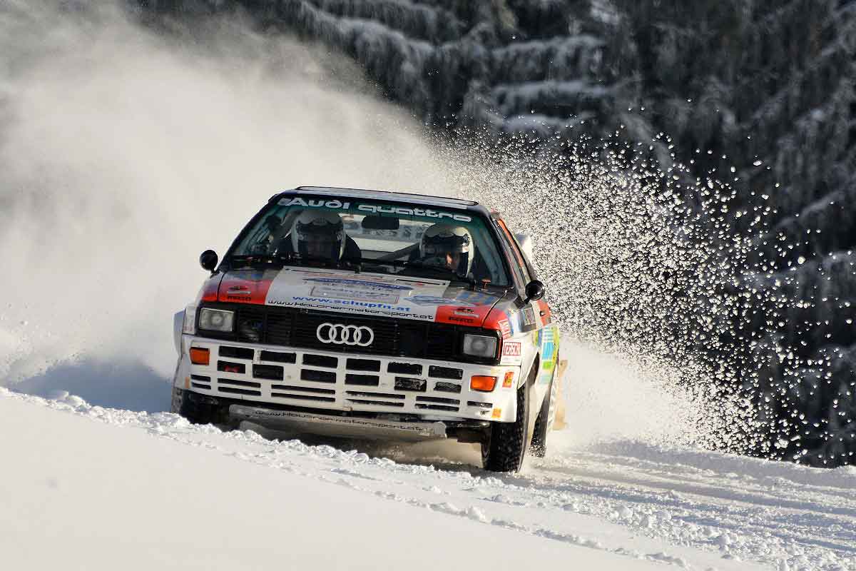 Jänner-Rallye: Drifts zu Ehren von Christof Klausner