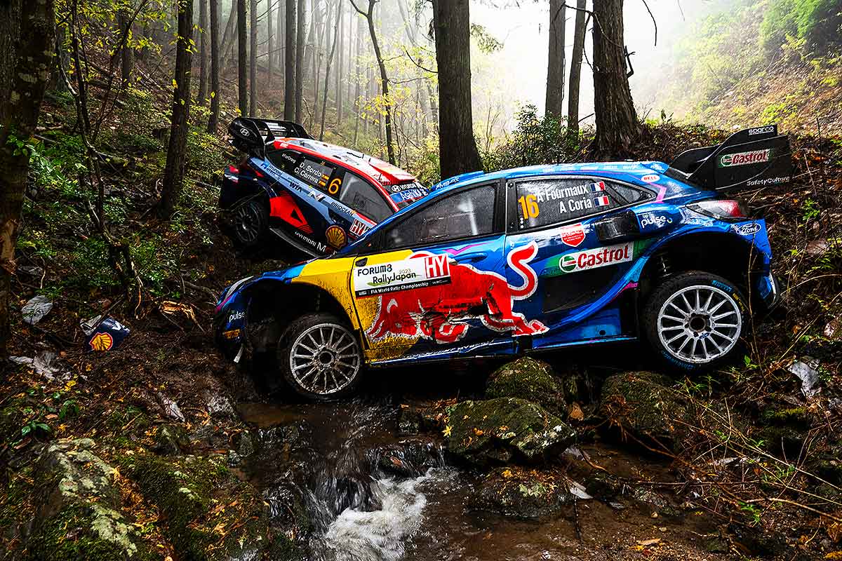 Turbulenter Auftakt bei der Rallye Japan