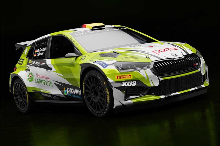 Griebel startet mit neuem Skoda Fabia RS Rally2