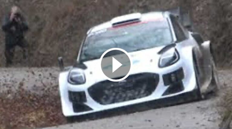 VIDEO: Test Ott Tänak (Ford) Rallye Monte Carlo