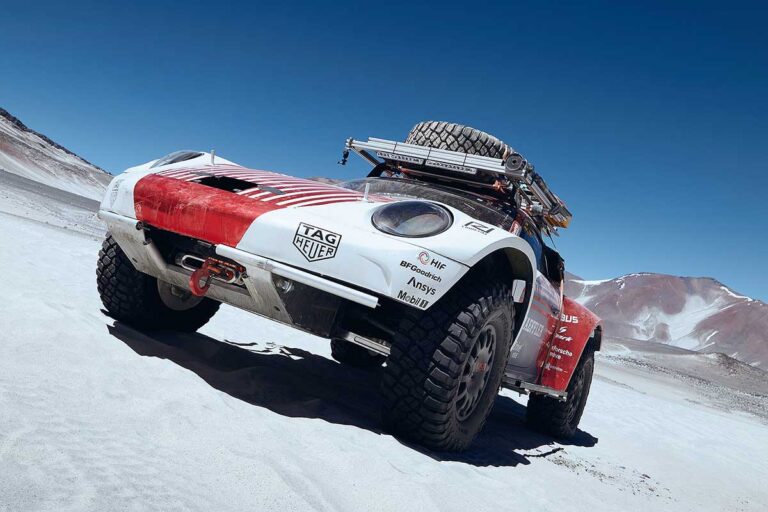 Porsche stellt mit eFuel neuen Höhenrekord auf