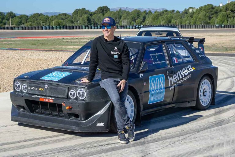 Loeb startet mit Elektro-Lancia Delta in der Rallycross-WM