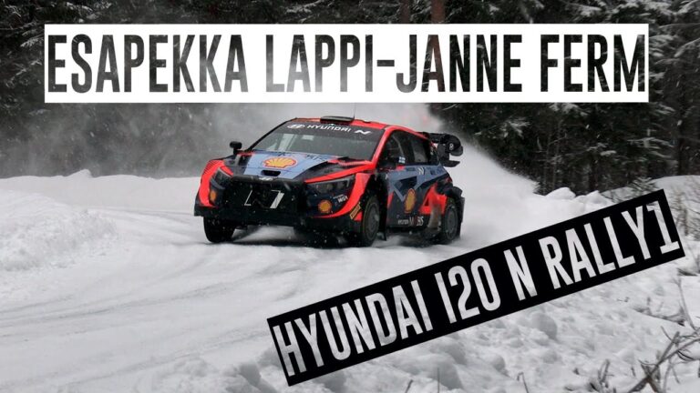 VIDEO: Esapekka Lappi (Hyundai) – Test Rallye Schweden
