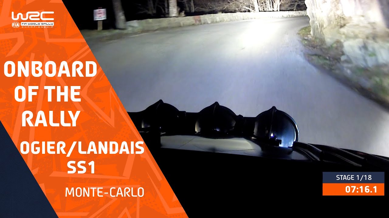 ONBOARD: Sebastien Ogier – Rallye Monte Carlo