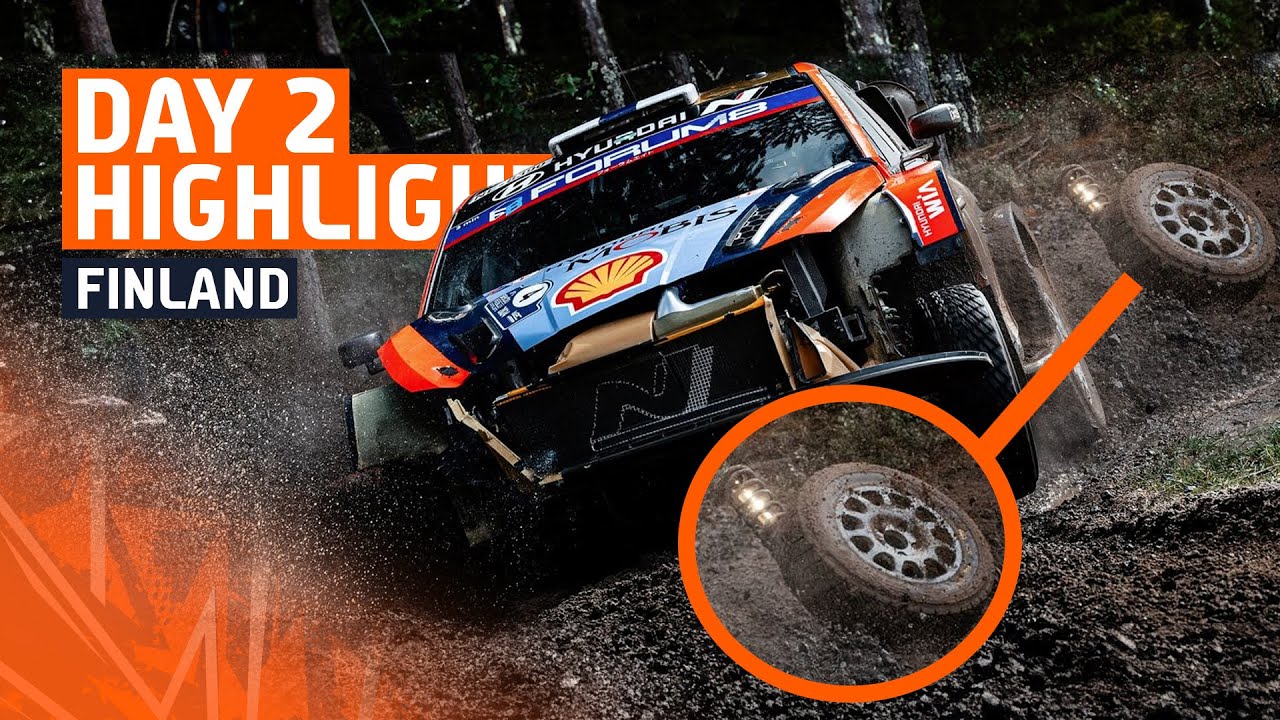 Schreckmoment bei der Rallye Finnland