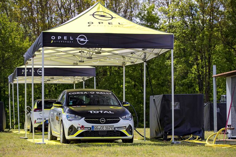 So funktioniert die Ladeinfrastruktur des Opel Elektro-Cups