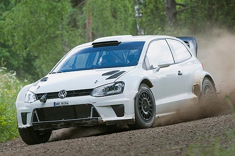 Polo WRC als Vorauswagen