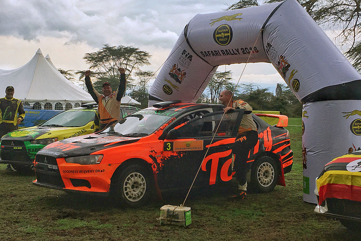 Tundo gewinnt Safari-Rallye
