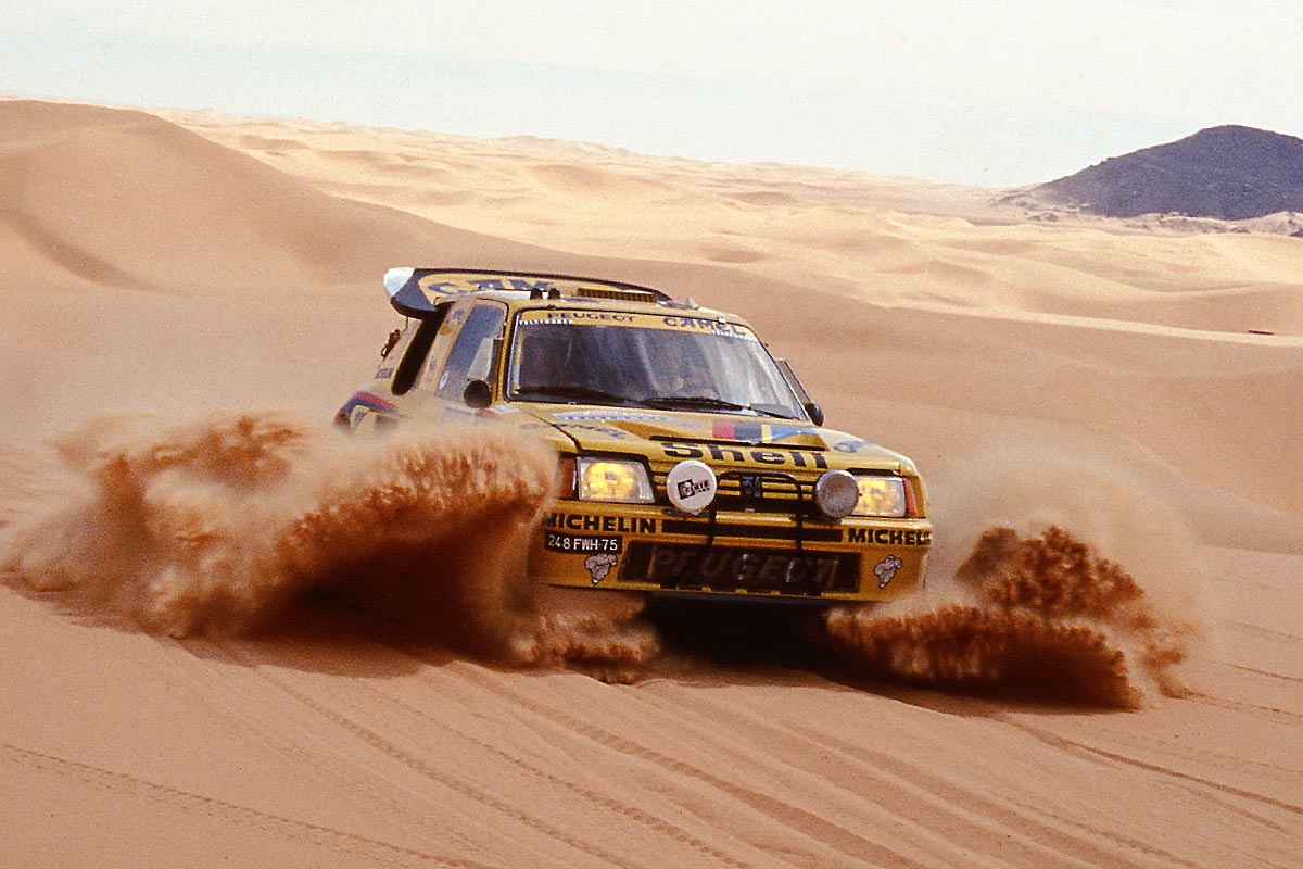 Blick in die Rallye-Geschichte von Peugeot