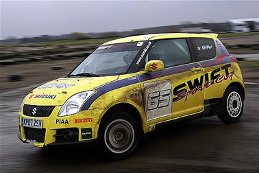 Capirossi nach Schotter-Start