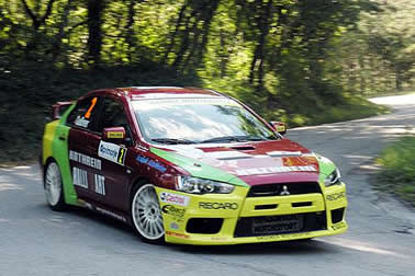 Gassner bei Evo X-Premiere Achter