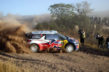 Citroën beim Shakedown vorn