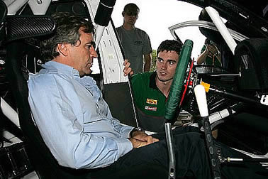 Carlos Sainz im Skoda Fabia WRC