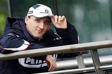 Kubica mit Motorschaden