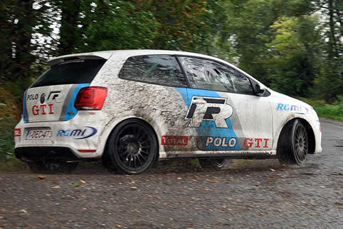 Bruno Thiry im neuen Polo GTI