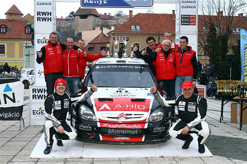 Kazar holt Sieg bei Eger Rallye