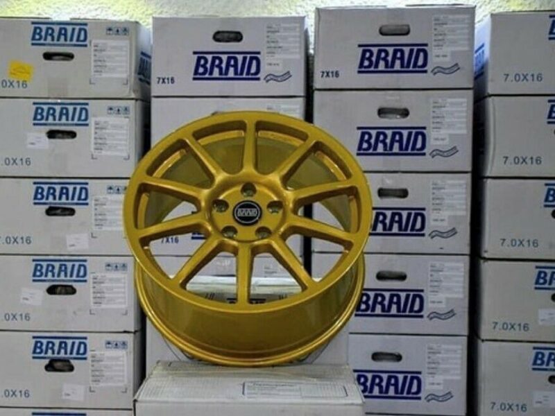 Braid Felgen für Toyota Yaris GR 8x18" mit Teilegutachten Exclusive nur bei uns!