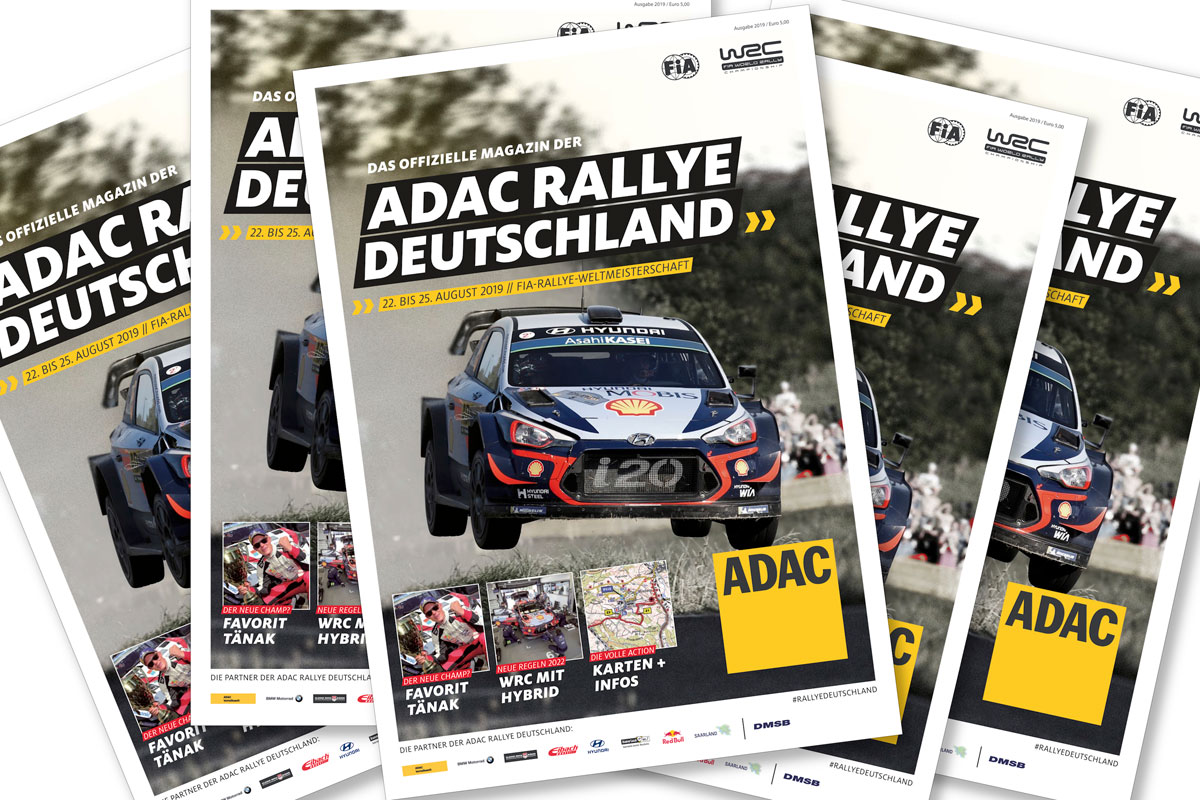 Ab sofort erhältlich: Das offizielle Magazin der Rallye Deutschland