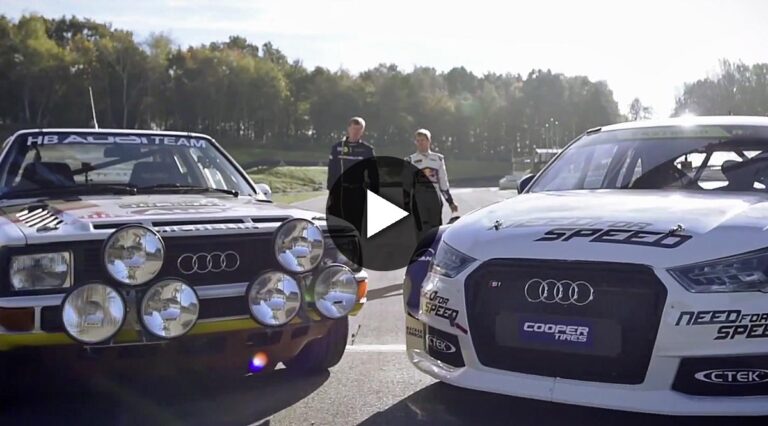 VIDEO: Röhrl im RX-Audi von Ekström
