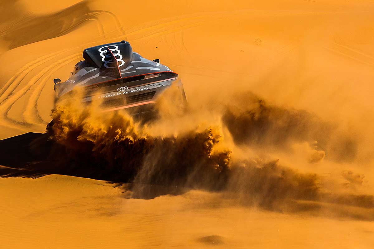 So will Audi die Dakar-Etappen schaffen