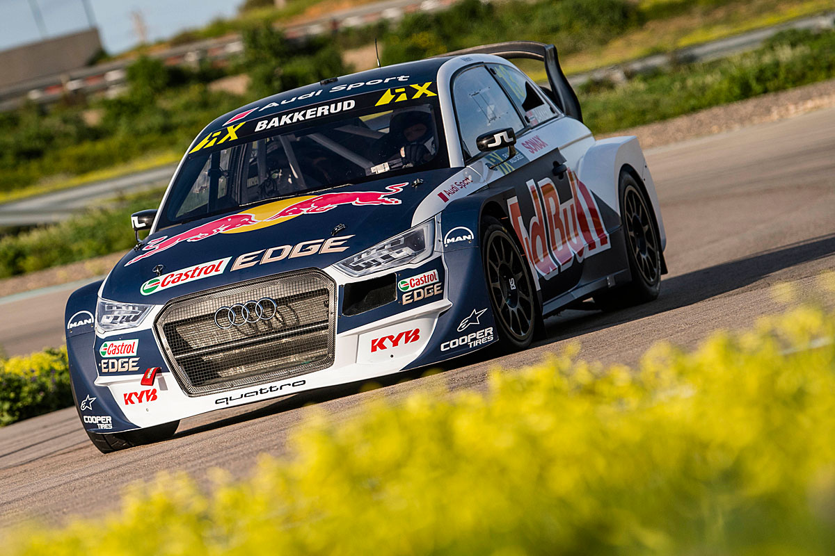 Ekström stellt neuen Audi S1 RX vor