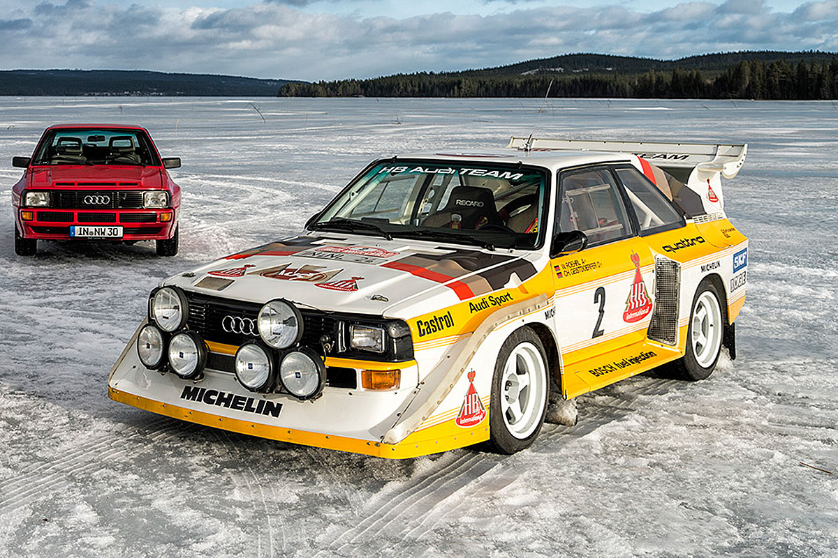 Audi Sport Quattro S1 auf Eis