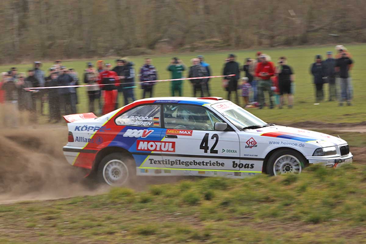 Ronny Broda vorn beim ADMV-Rallye-Auftakt