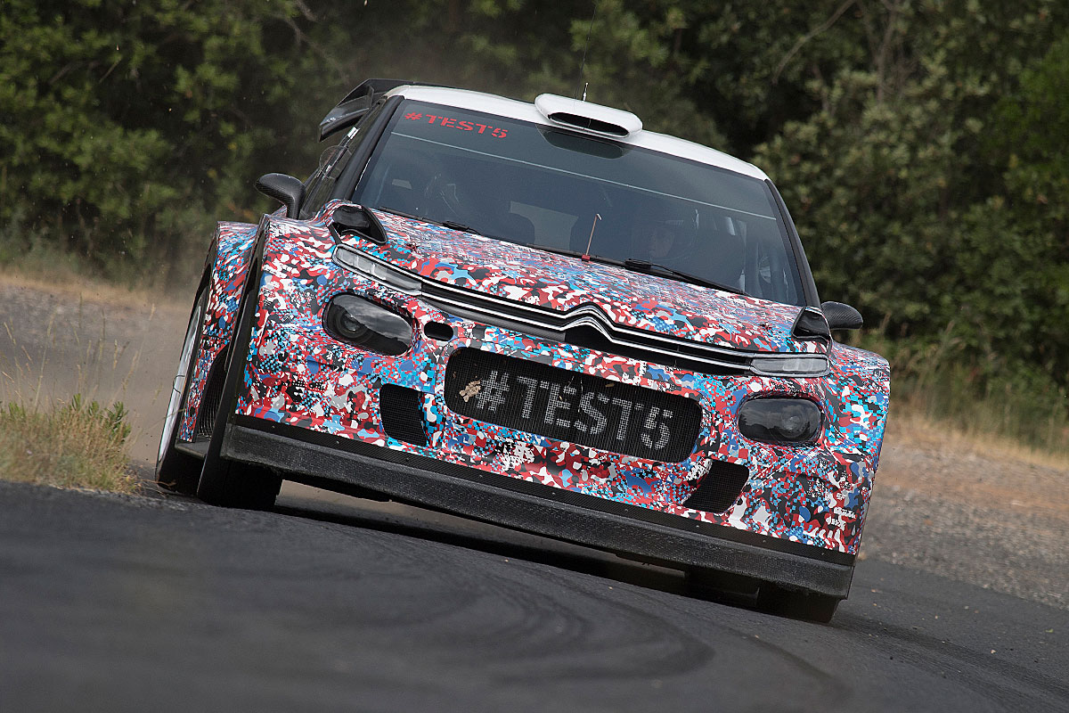 C3 WRC 2017 erstmals auf Asphalt