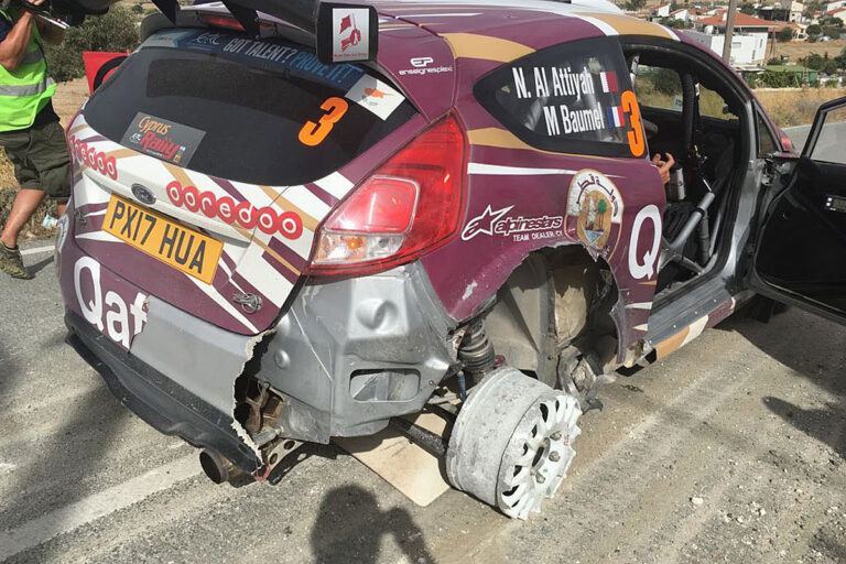 Reifenschäden entscheiden Rallye Zypern