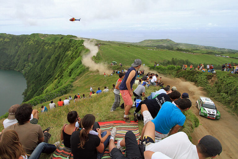 Drift-Action auf der Atlantikinsel