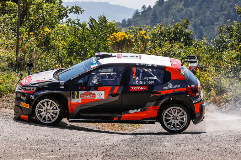 Alexey Lukyanuk gewinnt Rallye Rom