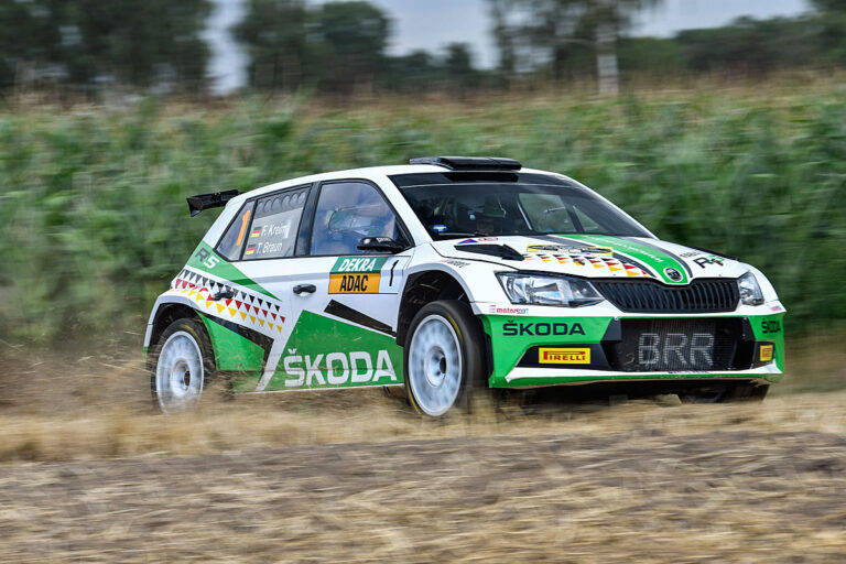 Kreim und Griebel als Teamkollegen im Fabia evo