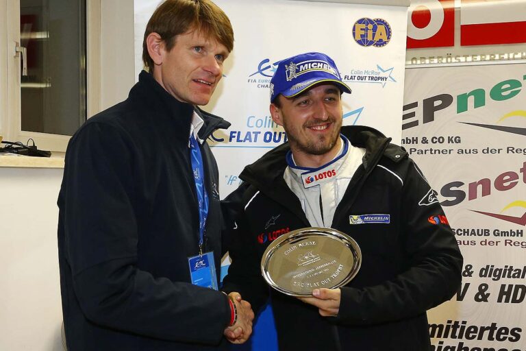 Grönholm ehrt Kubica mit McRae-Trophäe