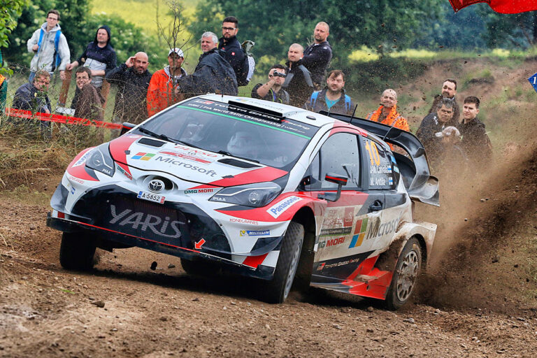 Rallye Polen nach WP5: Spannende Rutschpartie