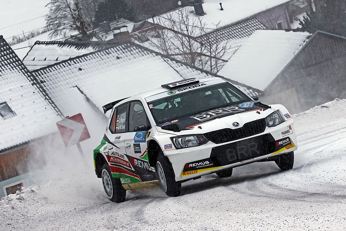 Jänner-Rallye nach WP3: Wagner klar vor Wagner