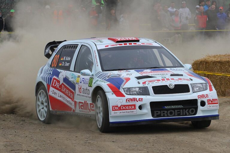 Kahle trumpft im Skoda Fabia WRC auf