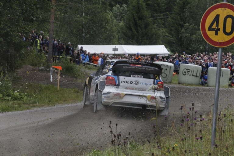 Latvala auf dem Weg zum Sieg