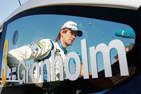 Grönholm testet Mini WRC