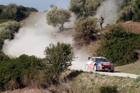 Hirvonen auf dem Weg zum Sieg