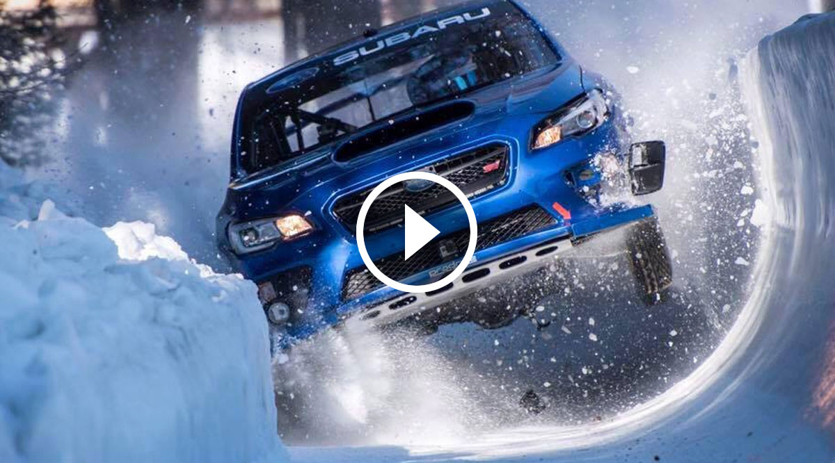 VIDEO: Subaru in der Bobbahn
