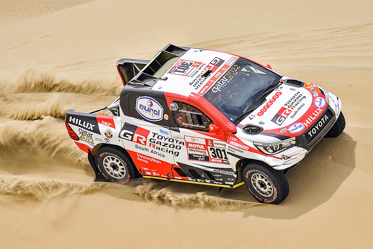 Nasser Al-Attiyah gewinnt im Toyota die Rallye Dakar