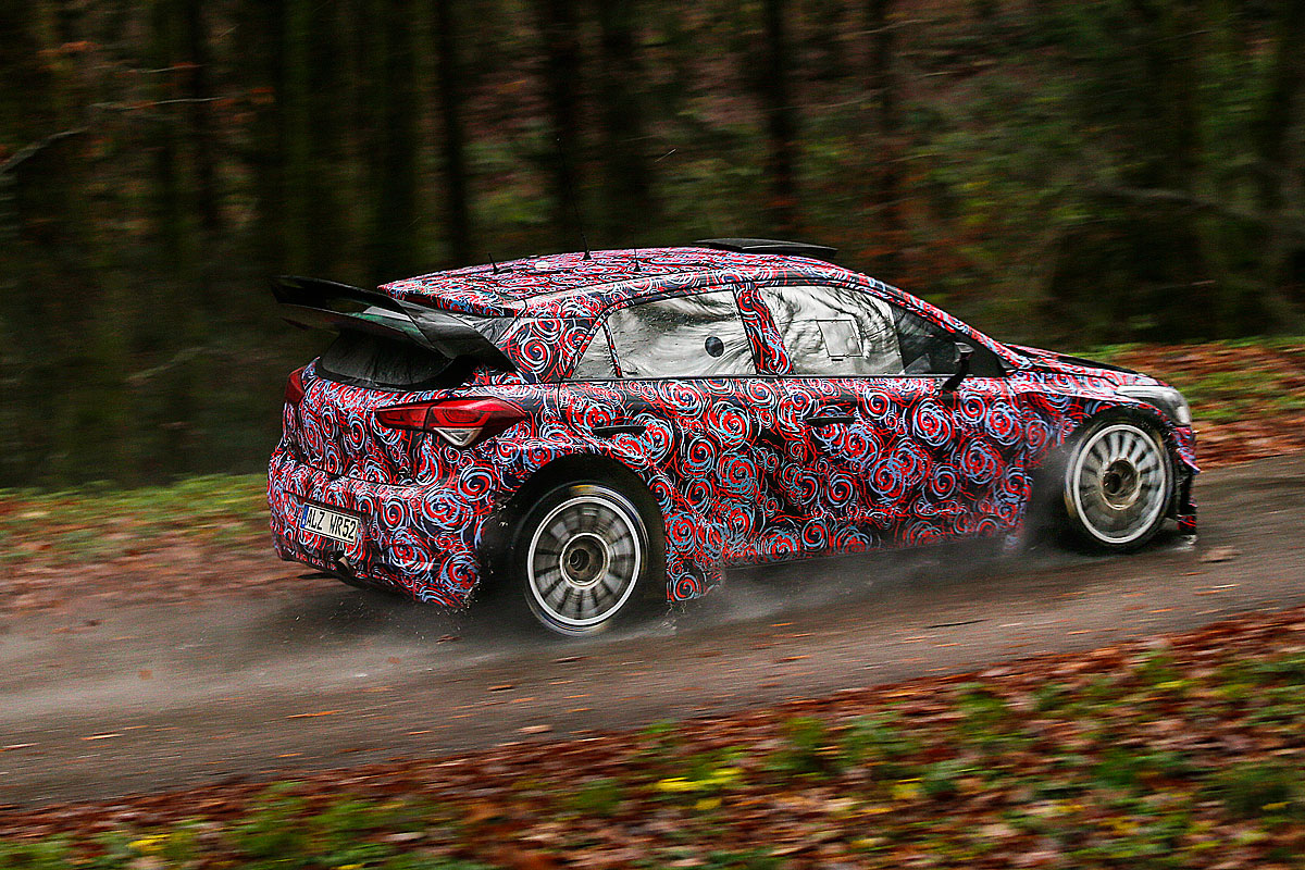 Heiße Phase für den neuen Hyundai i20 WRC