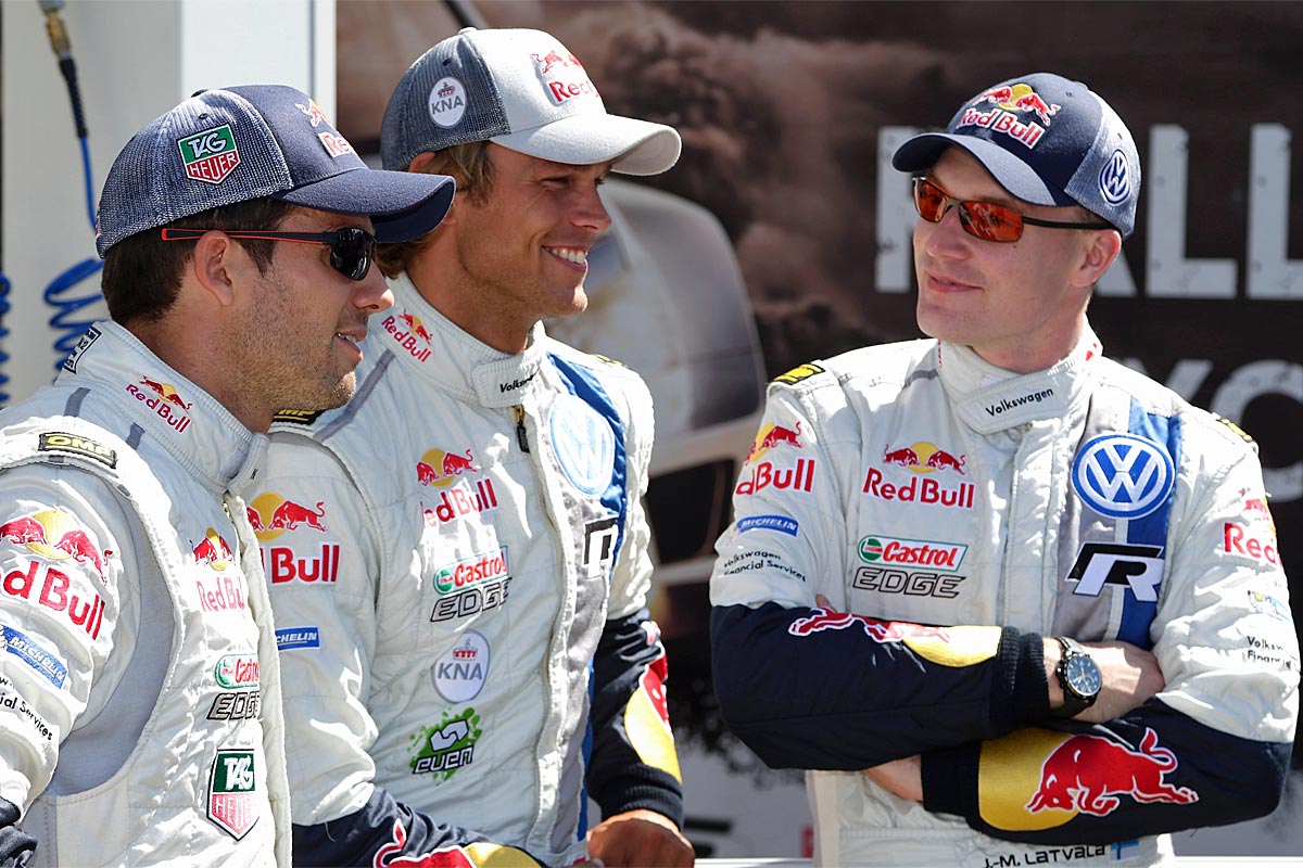 VW weiter mit Ogier, Latvala und Mikkelsen