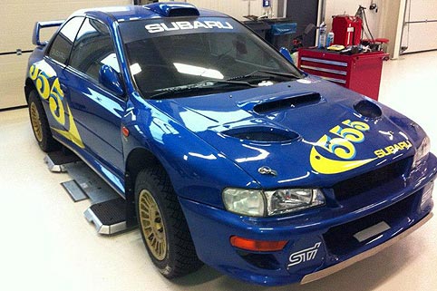 Dobberkau im Subaru WRC