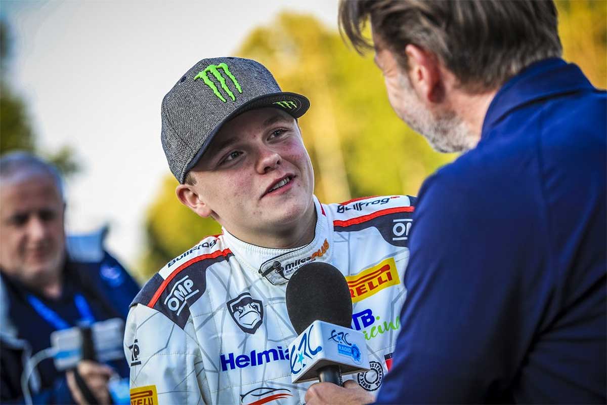 Fast hätte Oliver Solberg schon wieder abreisen müssen