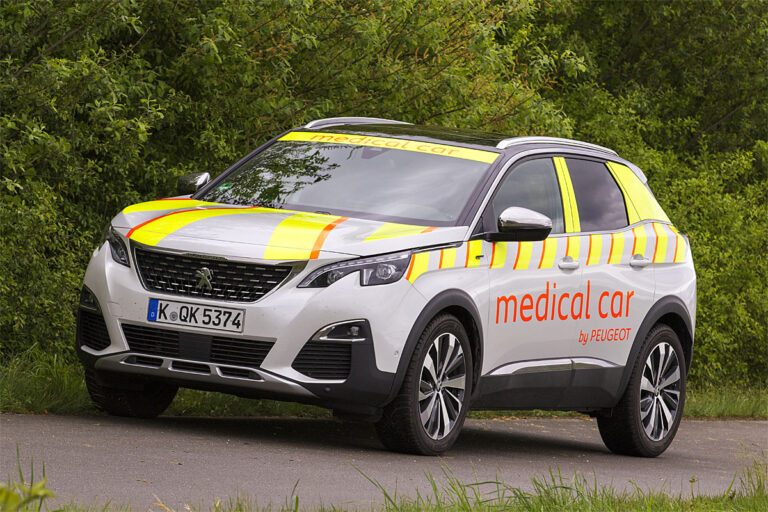 Peugeot „Medical Car“ für die DRM wird noch auffälliger